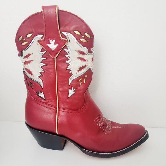 Fraulein Boot Company Thunderbird Cowboy Boots 9 - Picture 5 of 12